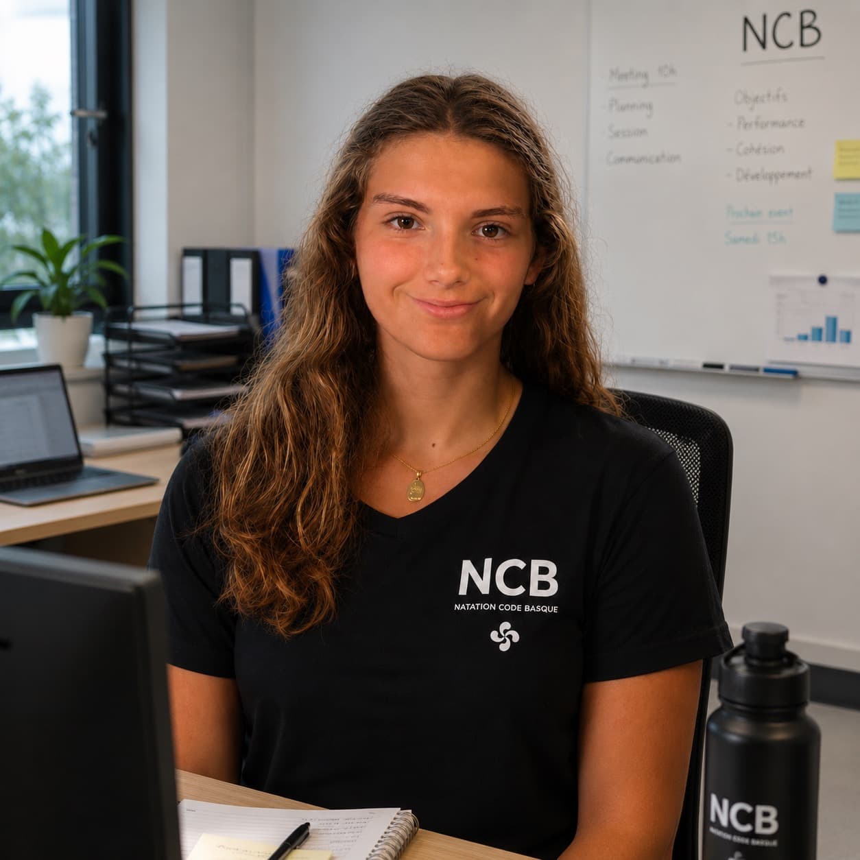 Eléa, coordination et secrétariat du collectif Natation Côte Basque